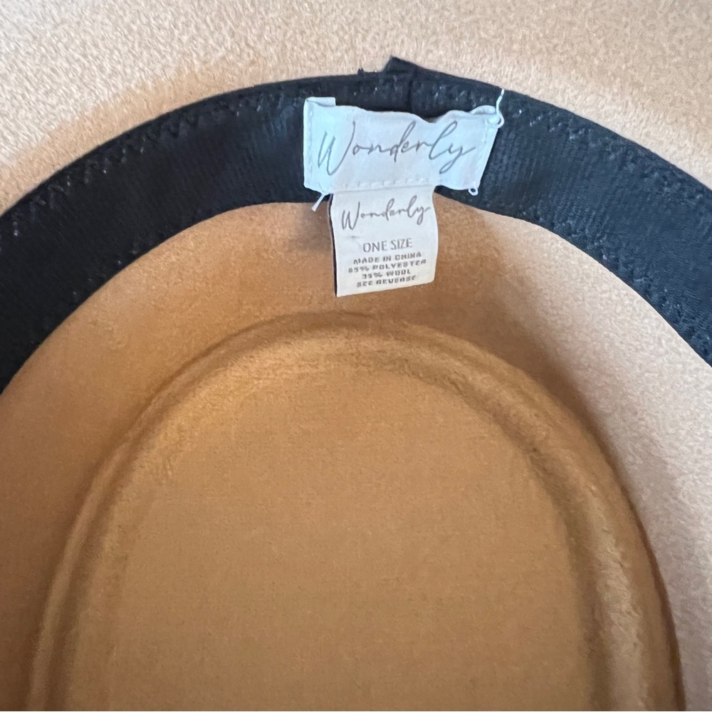 Wonderly OS Camel Panama Hat - Picture 10 of 12
